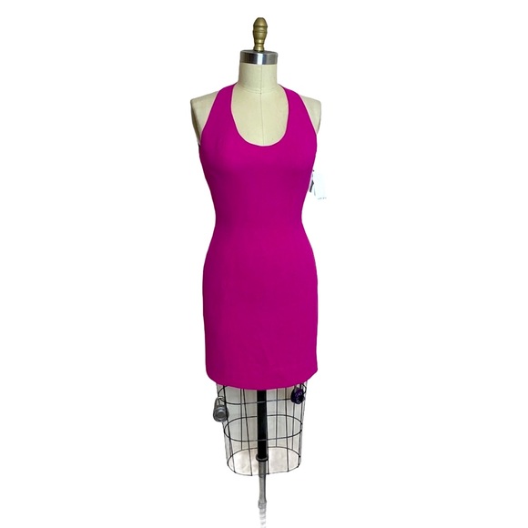 keyhole halter neck dress Satin Keyhole Halter Dress Pink – Clothe Boutique